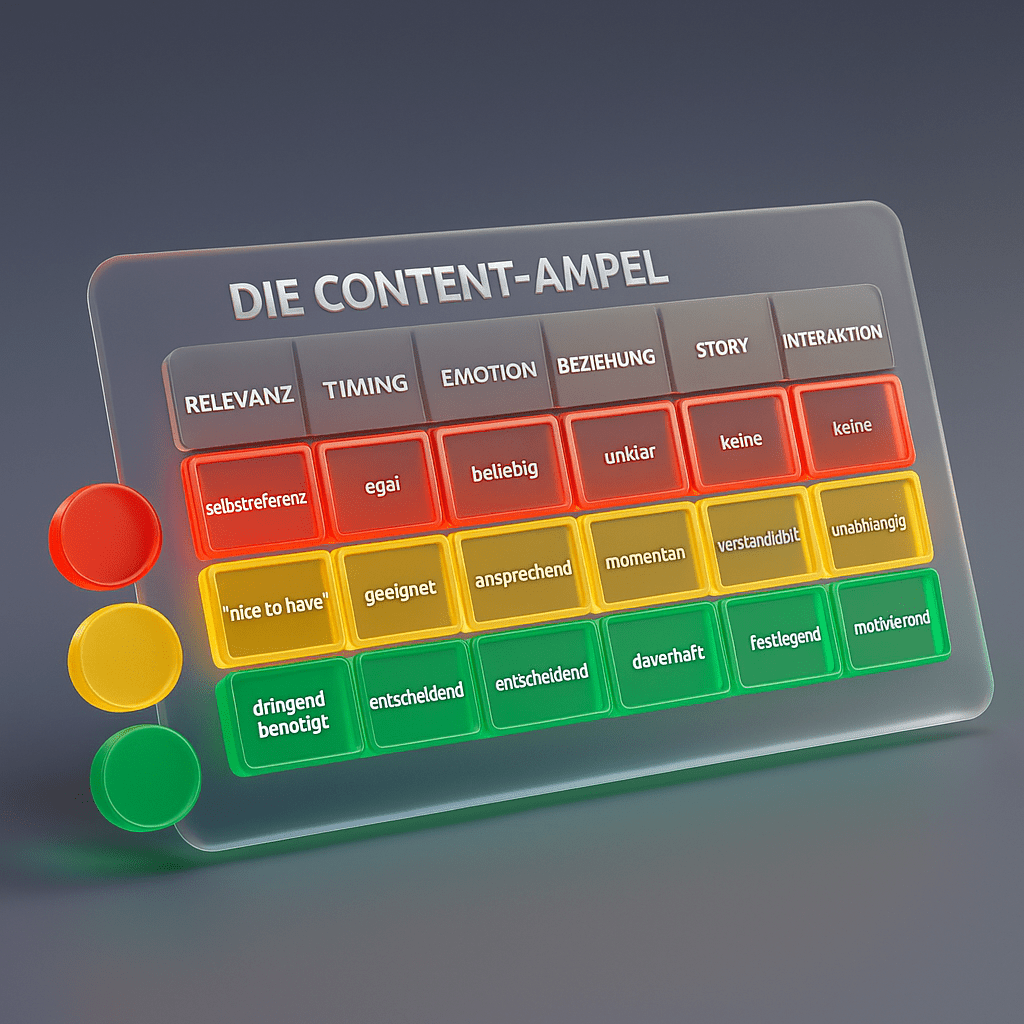 Content Ampel von Kerstin Hofmann