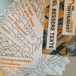 12 Karten für spritzigere Formulierungen