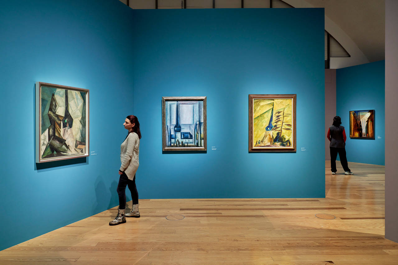 Lyonel Feininger. Retrospektive, Ausstellungsansicht, © Schirn Kunsthalle Frankfurt 2023, Foto: Norbert Miguletz